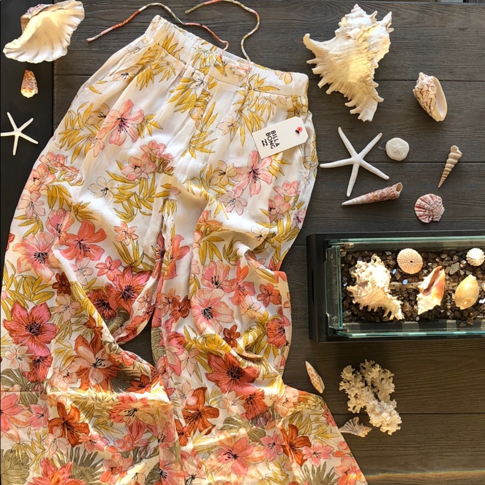 🌴🌼BILLABONG- HEART BEATS PANTS🌼🌴 - Picture 2 of 8
